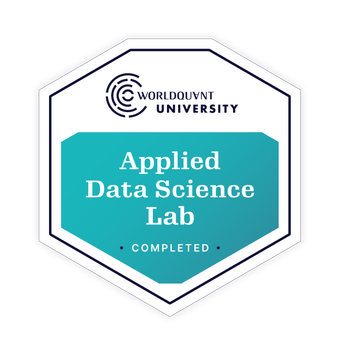 Applied Data Science Lab — WorldQuant University (verified on Credly)